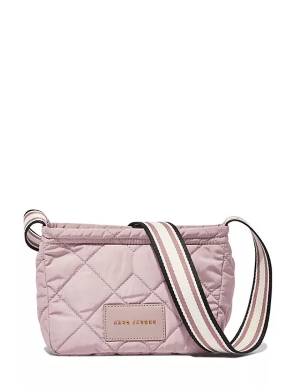 Marc Jacobs Quilted Crossbody with Striped Strap